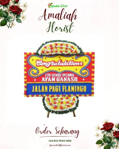 Bunga Papan Congratulation di Leuwigajah